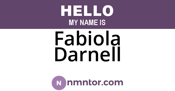 Fabiola Darnell