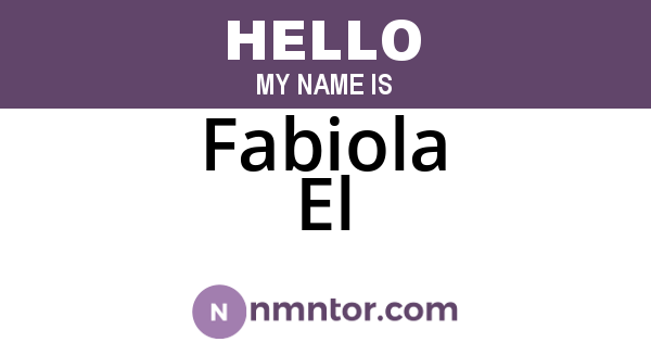 Fabiola El