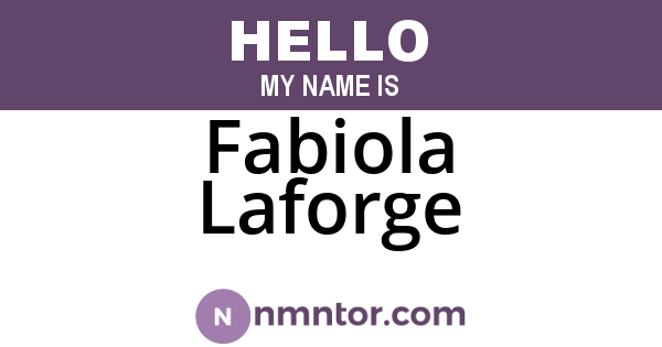 Fabiola Laforge