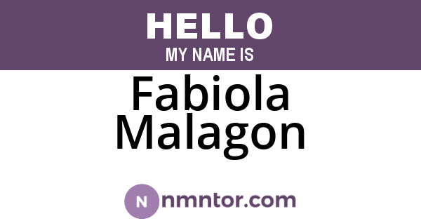 Fabiola Malagon