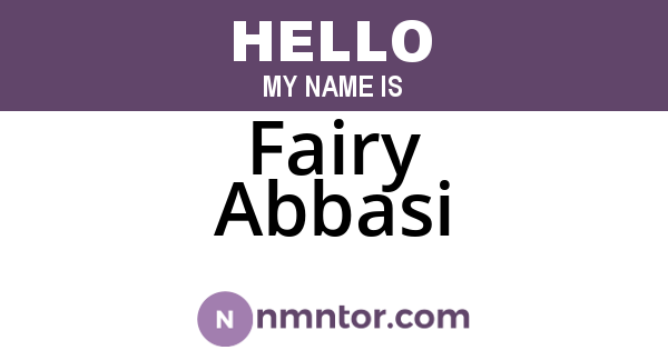 Fairy Abbasi