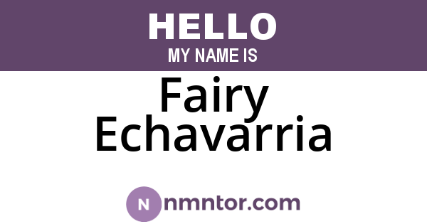 Fairy Echavarria