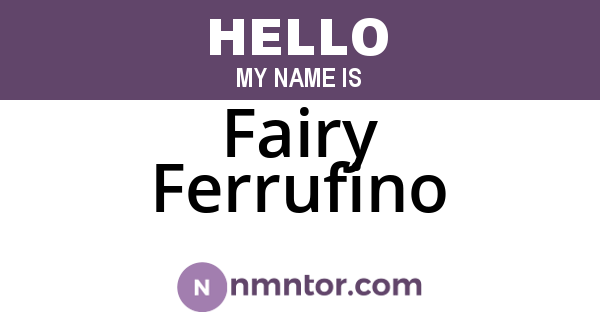 Fairy Ferrufino