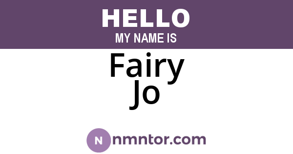 Fairy Jo