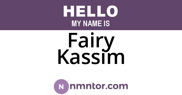 Fairy Kassim