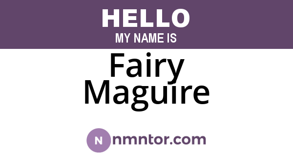 Fairy Maguire
