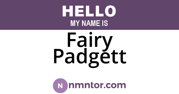 Fairy Padgett
