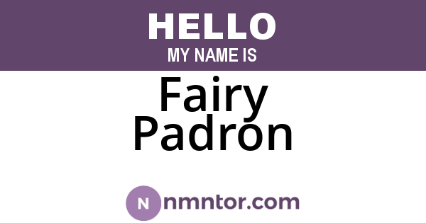 Fairy Padron