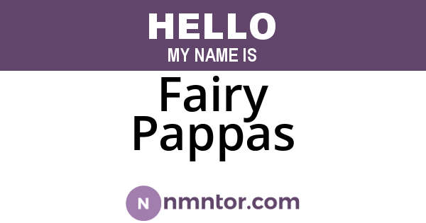 Fairy Pappas