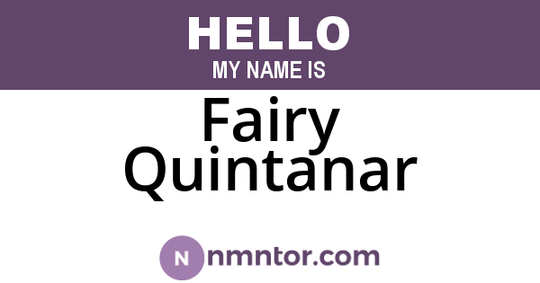 Fairy Quintanar