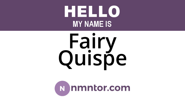 Fairy Quispe