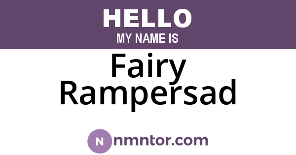 Fairy Rampersad