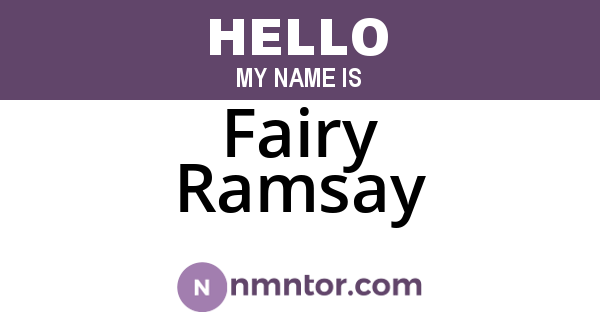 Fairy Ramsay