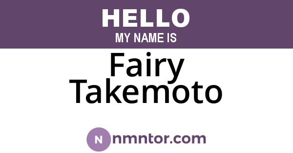Fairy Takemoto