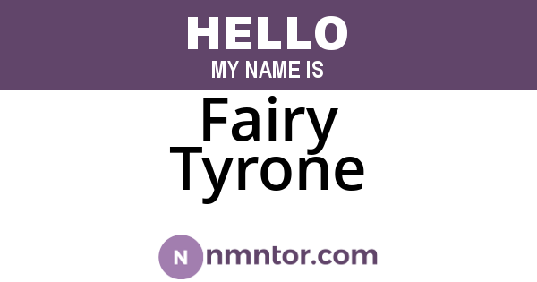 Fairy Tyrone