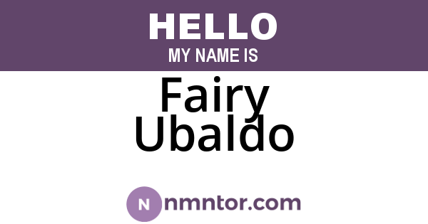 Fairy Ubaldo