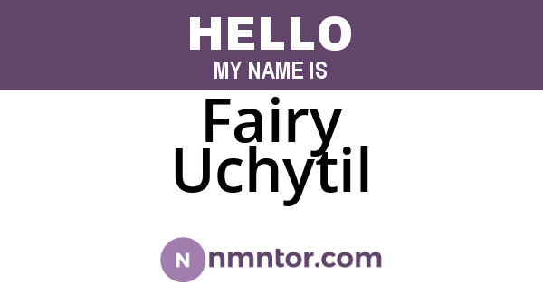 Fairy Uchytil