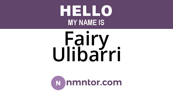 Fairy Ulibarri