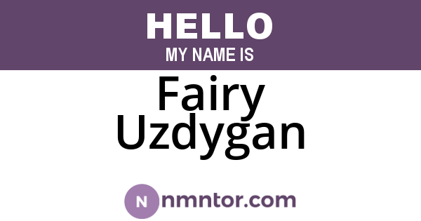 Fairy Uzdygan