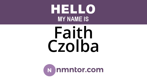 Faith Czolba