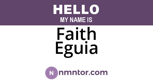 Faith Eguia