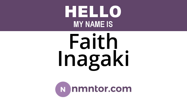 Faith Inagaki