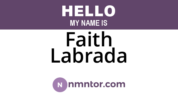 Faith Labrada