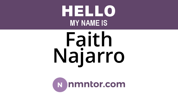 Faith Najarro