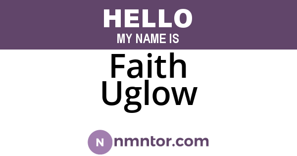 Faith Uglow