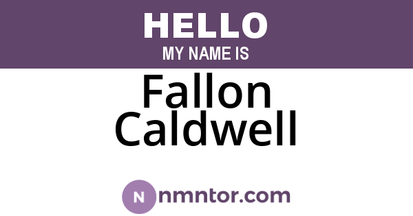 Fallon Caldwell