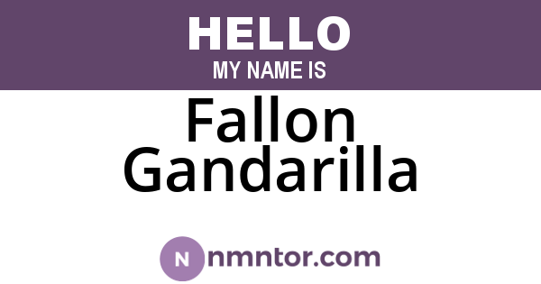 Fallon Gandarilla