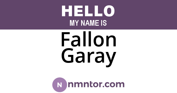 Fallon Garay