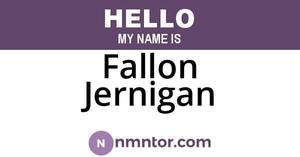 Fallon Jernigan