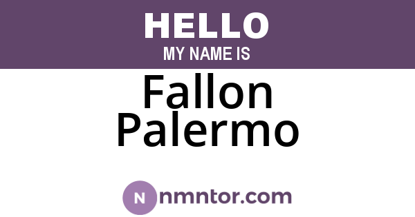Fallon Palermo