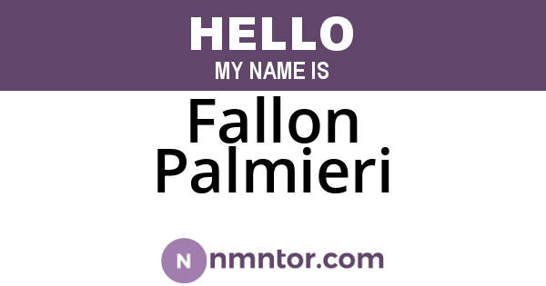 Fallon Palmieri