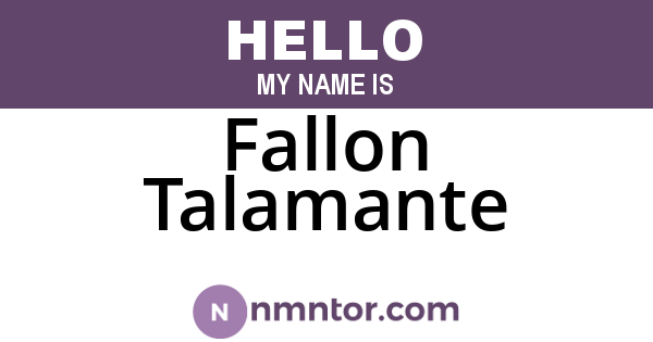 Fallon Talamante