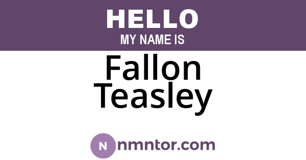 Fallon Teasley