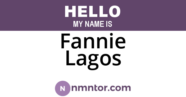 Fannie Lagos