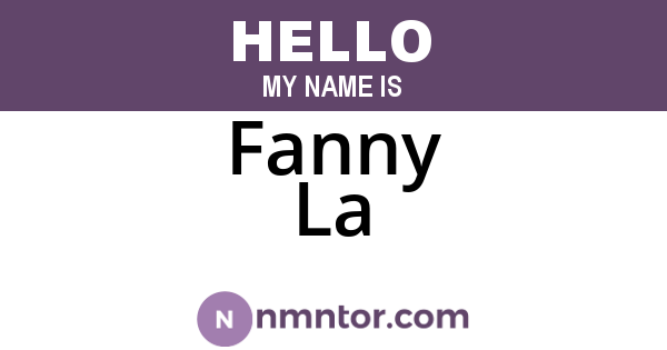 Fanny La