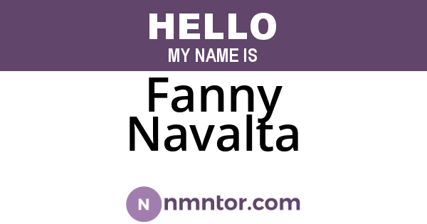Fanny Navalta