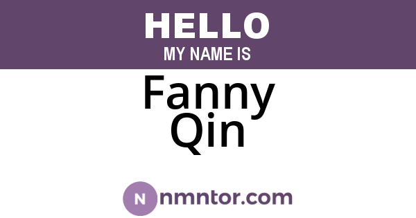 Fanny Qin