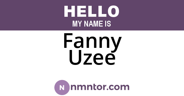 Fanny Uzee