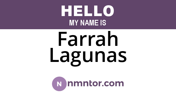 Farrah Lagunas
