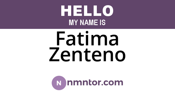 Fatima Zenteno
