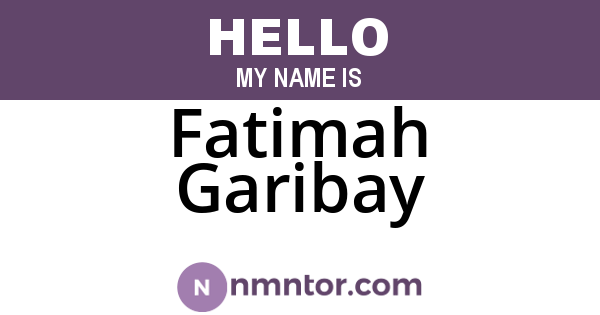 Fatimah Garibay