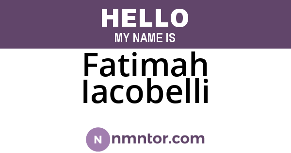 Fatimah Iacobelli