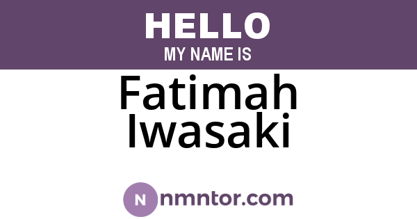 Fatimah Iwasaki
