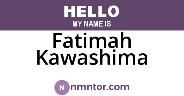 Fatimah Kawashima