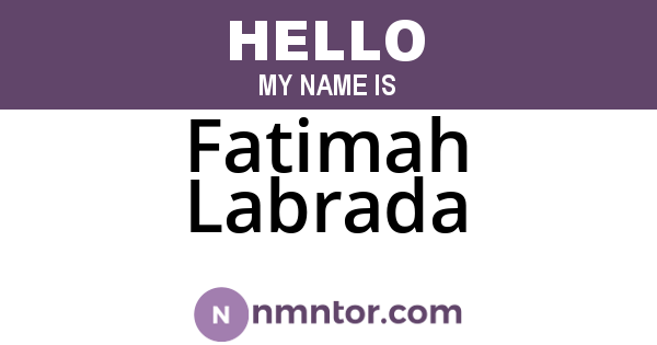 Fatimah Labrada