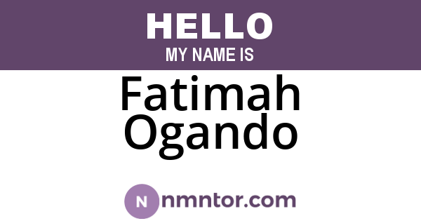 Fatimah Ogando